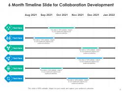 6 Month Timeline - SlideTeam