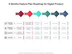 6 months feature plan roadmap for digital product