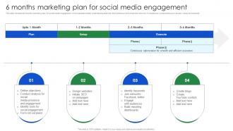 6 Months Marketing Plan For Social Media Engagement