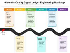 6 Months Quality Digital Ledger Engineering Roadmap