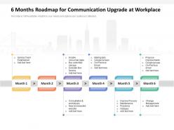 6 months roadmap for communication upgrade at workplace