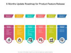 6 months update roadmap for product feature release