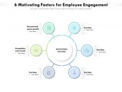6 motivating factors for employee engagement