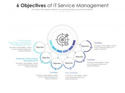 6 Objectives Of IT Service Management