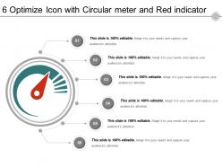 6 Optimize Icon With Circular Meter And Red Indicator