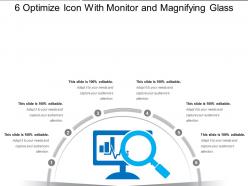 6 optimize icon with monitor and magnifying glass