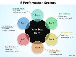 6 performance sectors flow diagrams templates 1