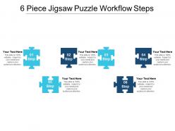 6 piece jigsaw puzzle workflow steps