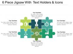 6 piece jigsaw with text holders and icon