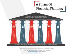 6 pillars of financial planning powerpoint guide
