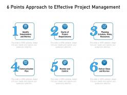 6 points approach to effective project management