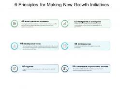 6 principles for making new growth initiatives