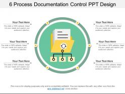 6 process documentation control ppt design