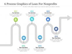 6 process graphics of loan for nonprofits infographic template