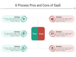 6 process pros and cons of saas infographic template