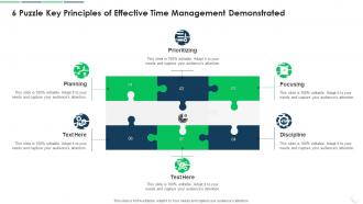 6 Puzzle Key Principles Of Effective Time Management Demonstrated