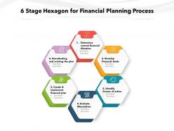 6 stage hexagon for financial planning process