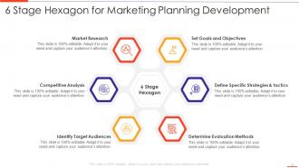 6 Stage Hexagon Powerpoint PPT Template Bundles