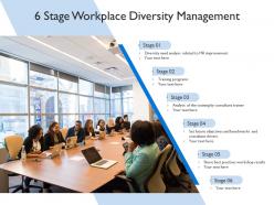 6 stage workplace diversity management