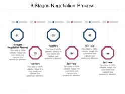 6 stages negotiation process ppt powerpoint presentation file background image cpb