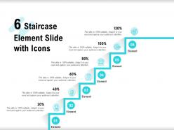 6 Staircase Element Slide With Icons