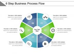 6 Step Business Process Flow Powerpoint Slide Inspiration
