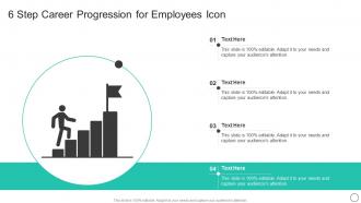 6 Step Career Progression For Employees Icon
