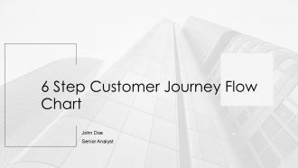 6 Step Customer Journey Flow Chart PPT Slides AT