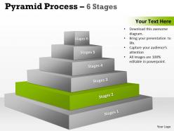 6 step in a pyramid diagram slides presentation diagrams templates powerpoint info graphics
