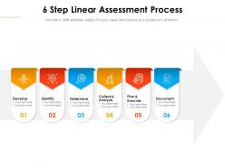 6 step linear assessment process
