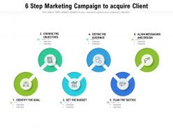 6 step marketing campaign to acquire client