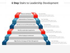 6 step stairs to leadership development