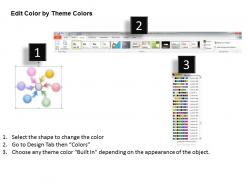 6 steps converging arrows to center point process software powerpoint templates
