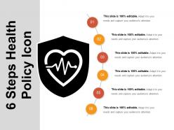 6 steps health policy icon