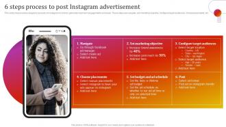 6 Steps Process To Post Instagram Advertisement Instagram Marketing To Grow Brand Awareness