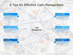6 tips for effective cash management