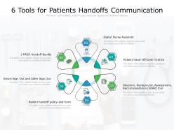 6 tools for patients handoffs communication