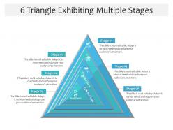 6 triangle exhibiting multiple stages