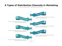 6 types of distribution channels in marketing
