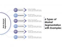 6 types of market segmentation with examples