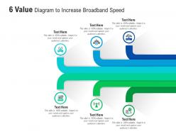 6 value diagram to increase broadband speed infographic template