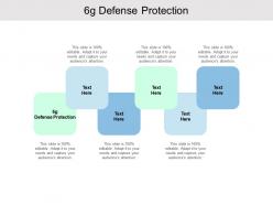 6g defense protection ppt powerpoint presentation professional example cpb