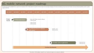6g Mobile Network Project Roadmap