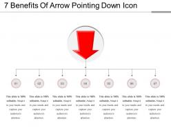 7 benefits of arrow pointing down icon