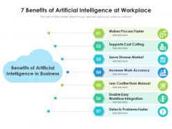 7 benefits of artificial intelligence at workplace