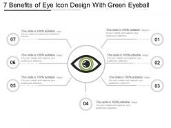 7 benefits of eye icon design with green eyeball