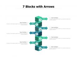 7 blocks with arrows