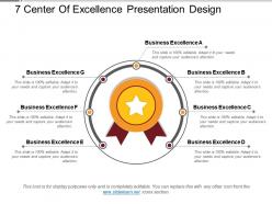 7 Center Of Excellence Presentation Design