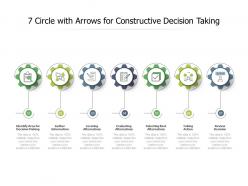 7 circle with arrows for constructive decision taking