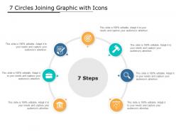 7 circles joining graphic with icons